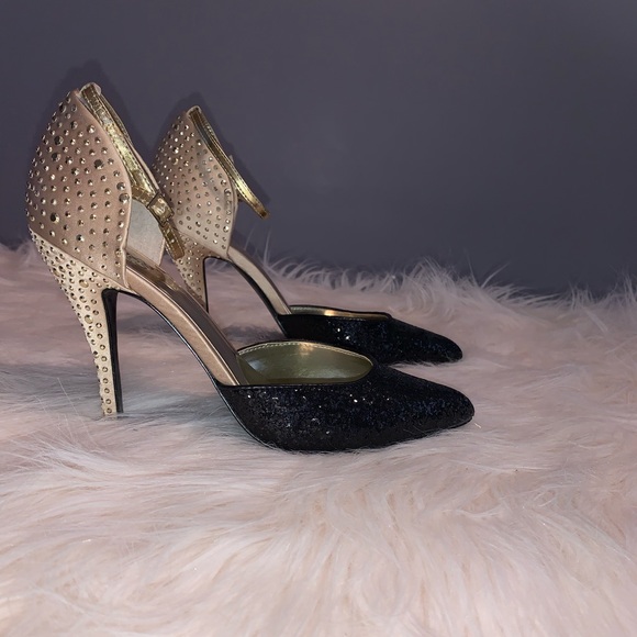 Carlos Santana Gaia Glitter & Glitz Pointy Toe Heels - Picture 5 of 8